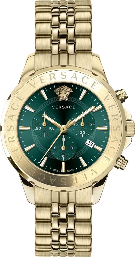 gold versace watch